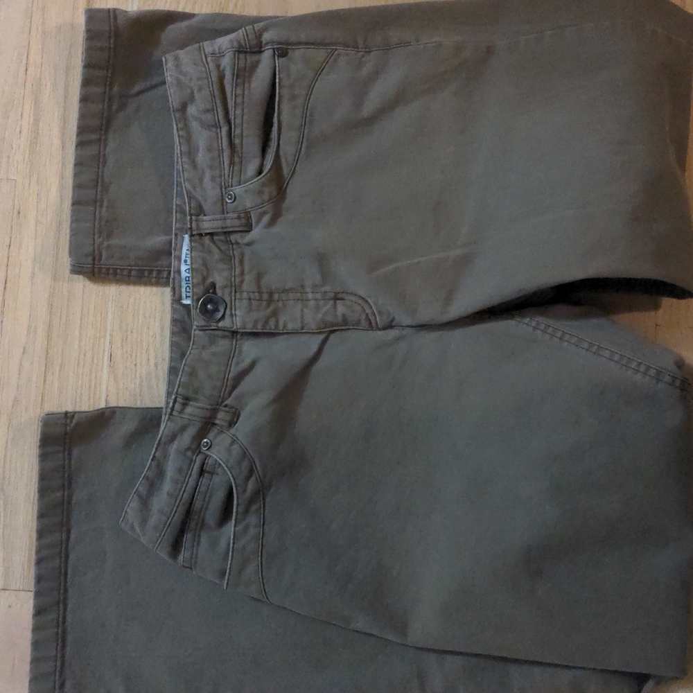 Tribal Jeans Stretch-Extensible Khaki Color Size 10P - Picture 3 of 5